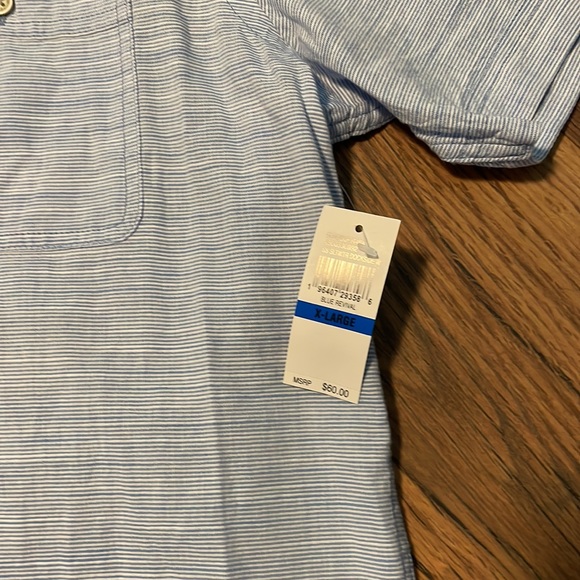 Men's IZOD Saltwater Dockside Button Front Shirt - Picture 5 of 5